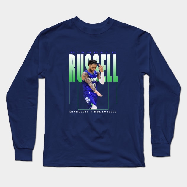 D'Angelo Russell Long Sleeve T-Shirt by BVHstudio